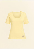 Remera Clasica Cala Manga Corta Amarilla