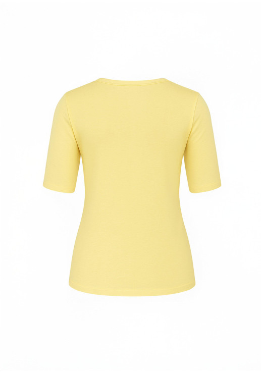 Remera Clasica Cala Manga Corta Amarilla