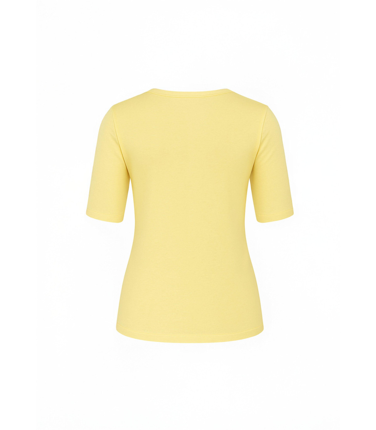 Remera Clasica Cala Manga Corta Amarilla