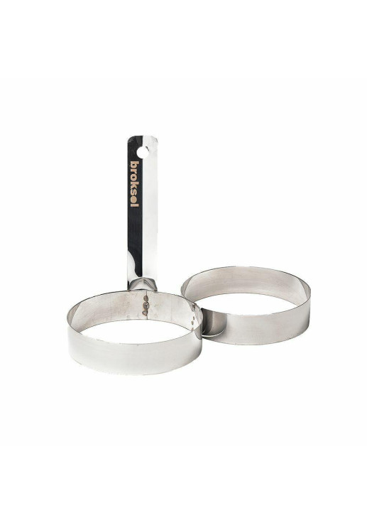 Molde Doble Para Huevo De Acero Inox