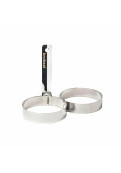 Molde Doble Para Huevo De Acero Inox