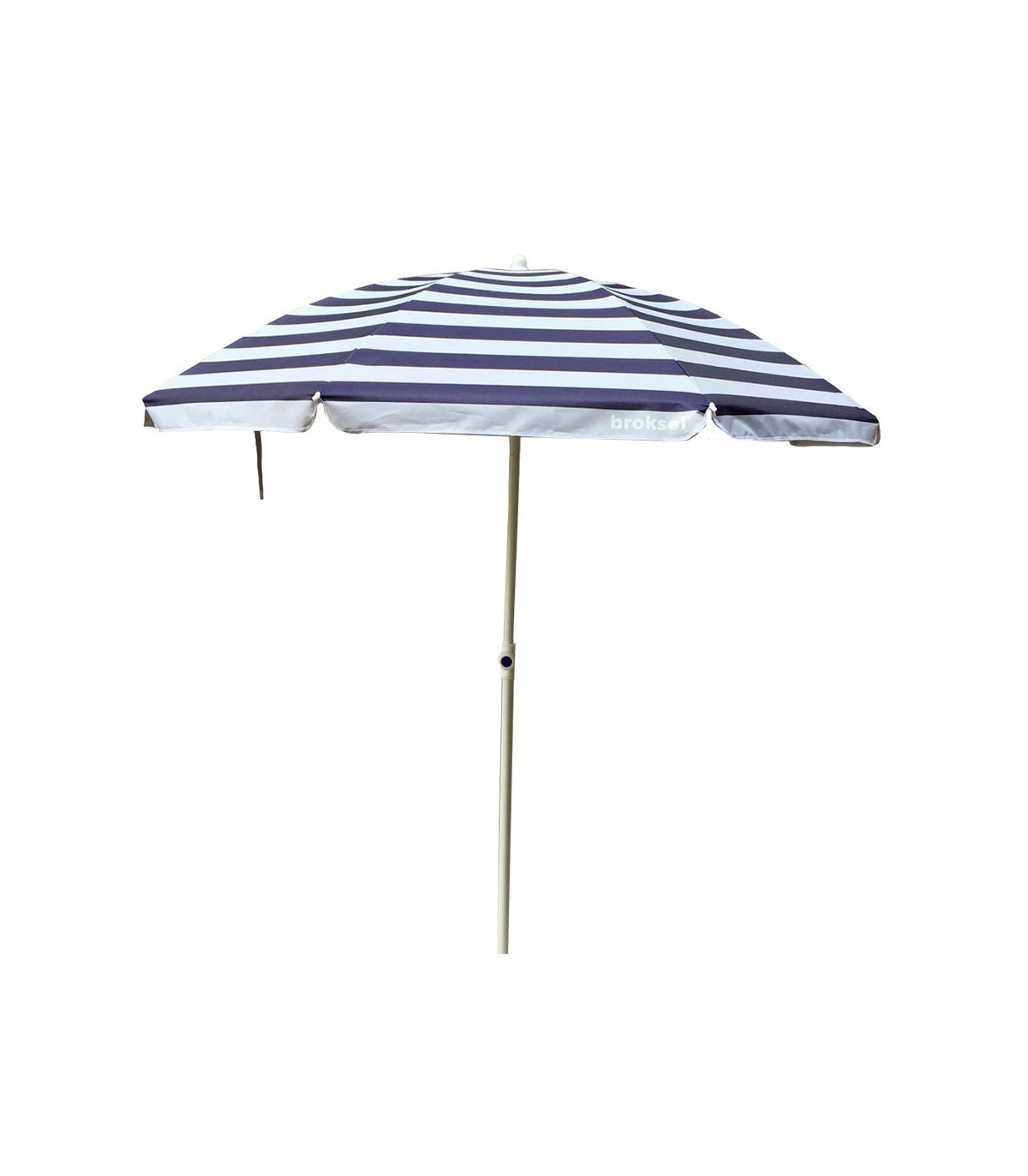 Sombrilla 2 Mts Rayada Blanca Y Azul