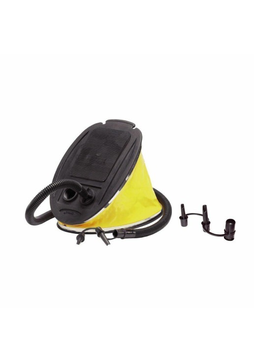 Inflador Fuelle De Pie 3 Tls, 3 Adaptadores - Infla Y Desinfla