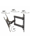 Soporte Tv Extensible Giratorio Y Con Inclinación, De 10" A 43"