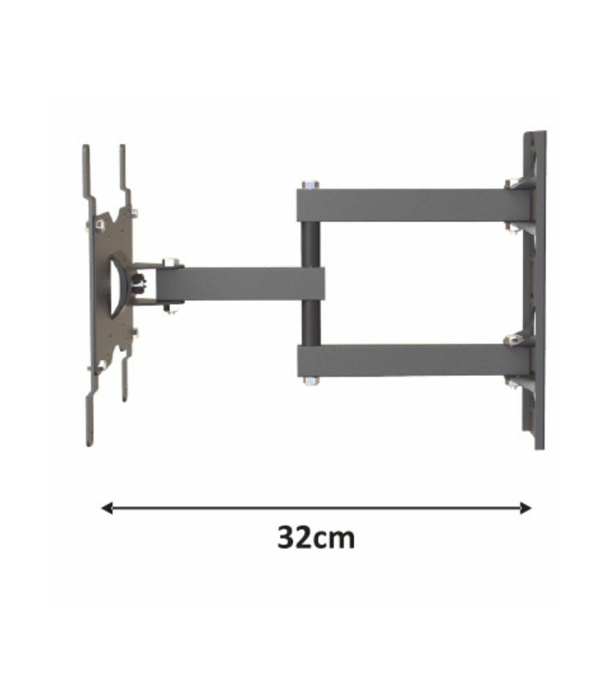 Soporte Tv Extensible Giratorio Y Con Inclinación, De 10" A 43"