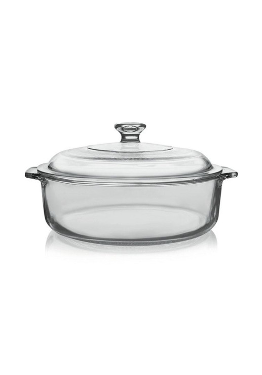 Libbey - Cacerola De Vidrio 1.9 Lt Con Tapa
