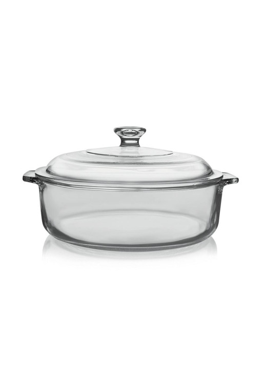 Libbey - Cacerola De Vidrio 1.9 Lt Con Tapa