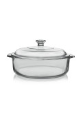 Libbey - Cacerola De Vidrio 1.9 Lt Con Tapa