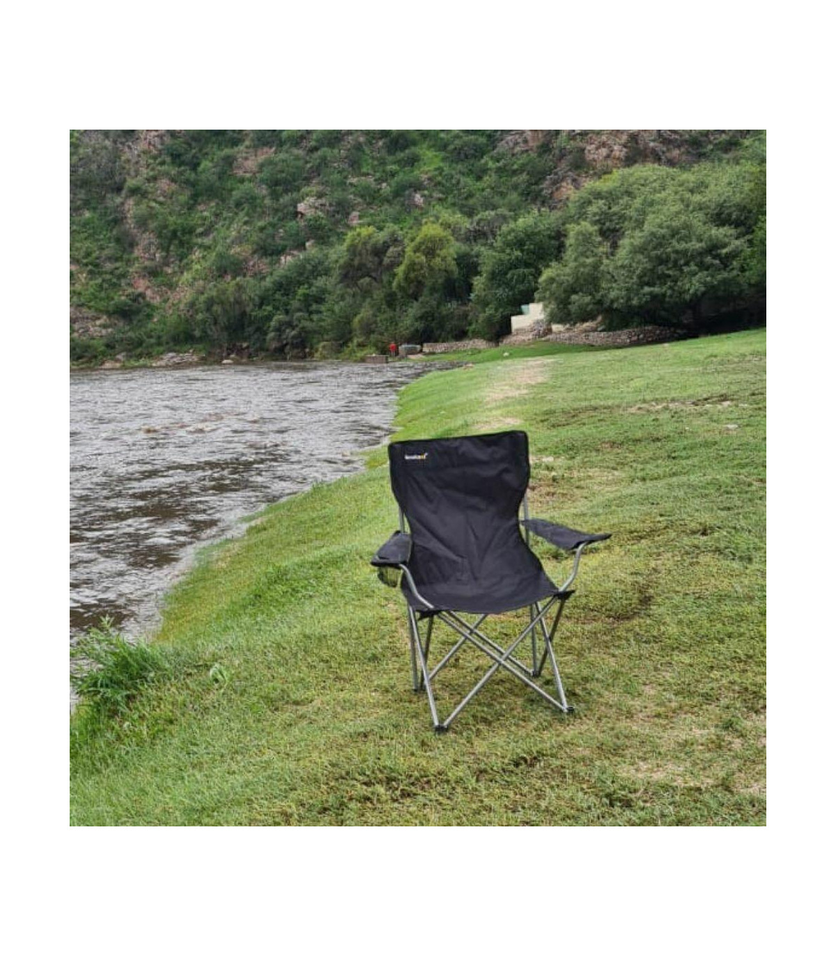 Sillón Director Plegable C/bolso, Apoya Brazos Y Posa Vaso