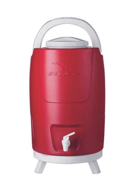 Invicta - Bidon 12 Lt Rojo Con Canilla Y Patas