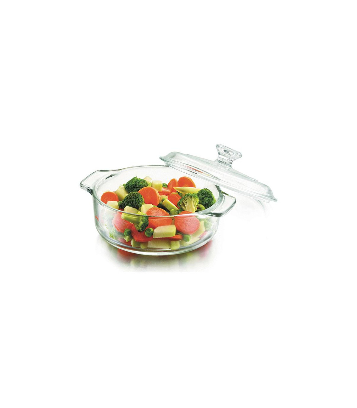 Libbey - Cacerola De Vidrio 0,95 Lt Con Tapa