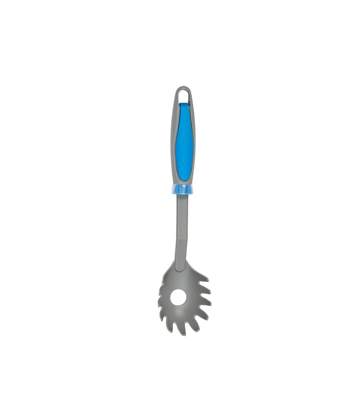 Set X 6 Utensilios De Nylon Gris Mango Azul
