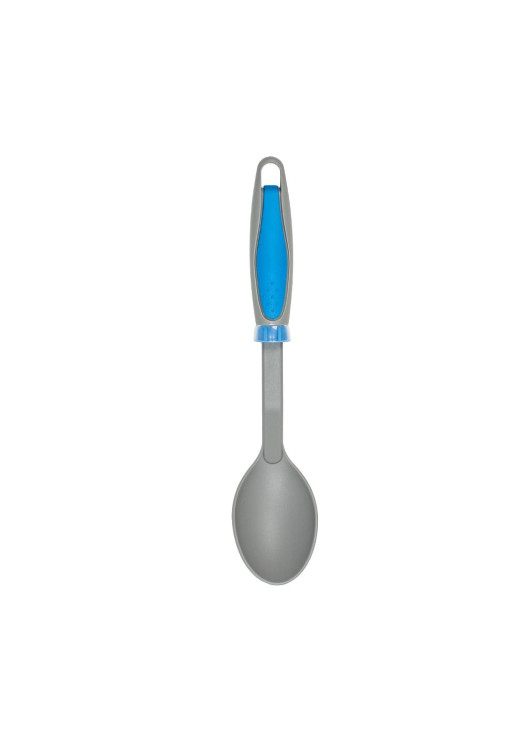 Set X 6 Utensilios De Nylon Gris Mango Azul