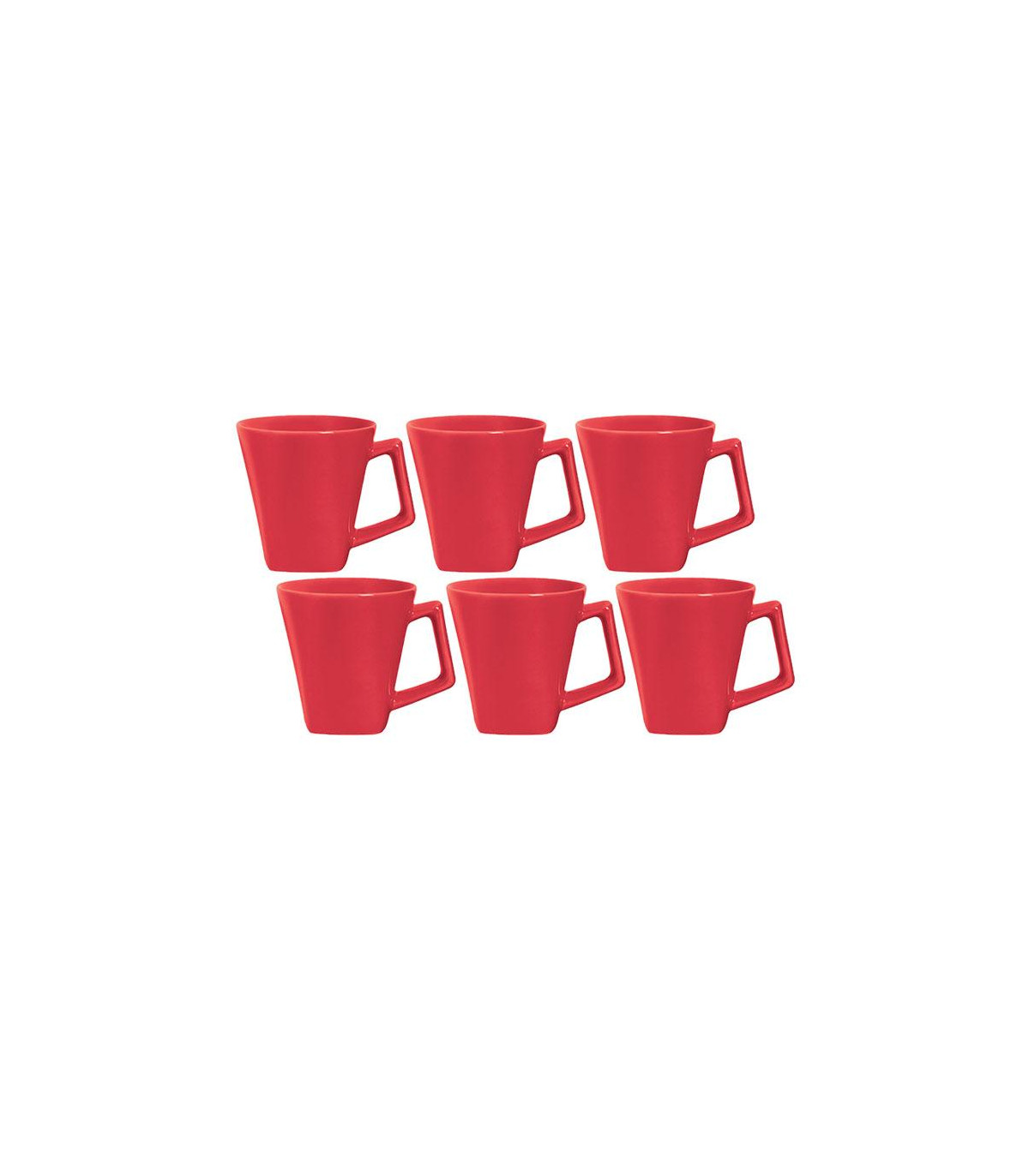 Set X6 Jarros Rojos - Mini Quartier Oxford