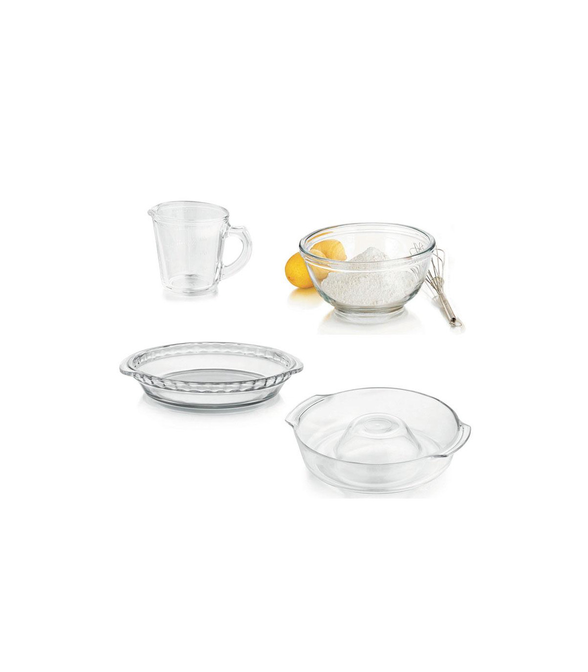 Piezas De Repostería De Vidrio Set X 4 - Libbey