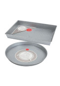 Set Pizzera Asadera Aluminizado Doña Clara
