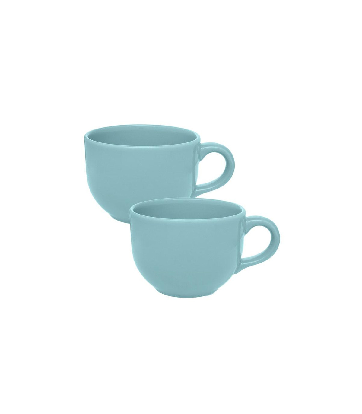 Set X2 Tazones Celeste 740 Cc