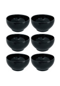 Set X6 Bowls Negros 600 Cc