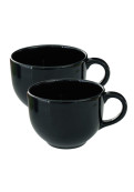 Set X2 Tazones Negros 740 Cc