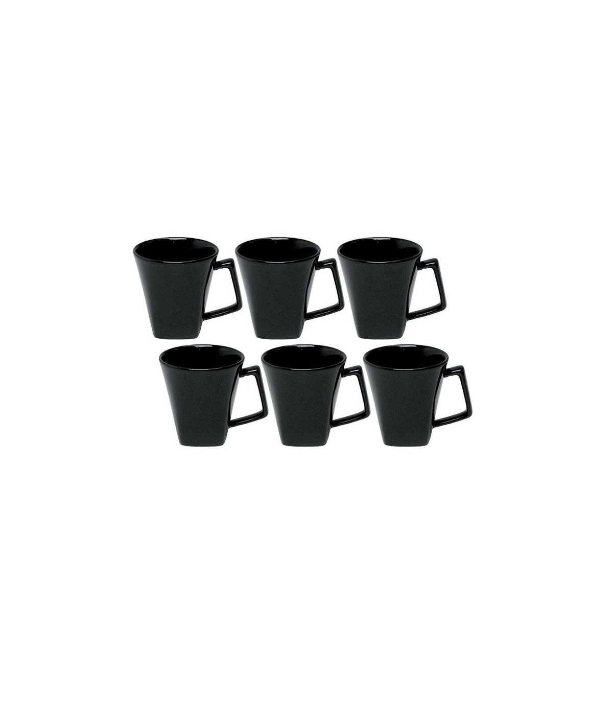 Mini Quartier Negro - Jarros X 6 - 220 Cc