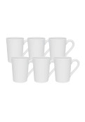 Set X 6 Jarros Mug 230 Cc Blanco - Oxford