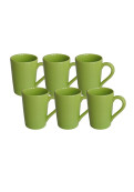 Set X 6 Jarros Mug 230 Cc Verde Lemon - Oxford