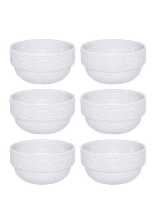 Serena Cream - Set X 6 Bowls 500 Ml Oxford
