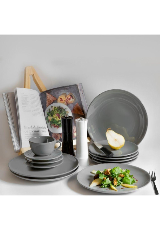 Set X 6 Tazas De Te Grey