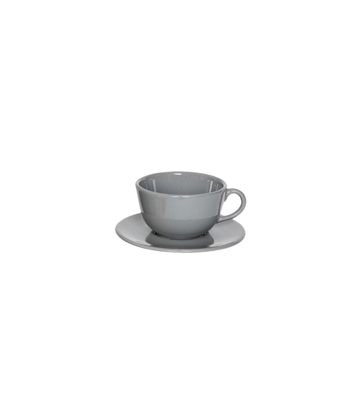 Set X 6 Tazas De Te Grey