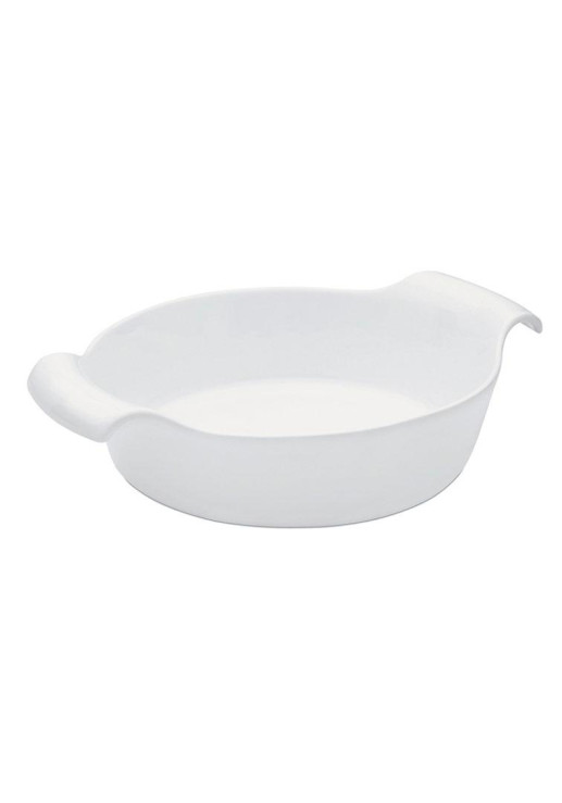Fuente Redonda Porcelana Blanca 32 Cm - Oxford