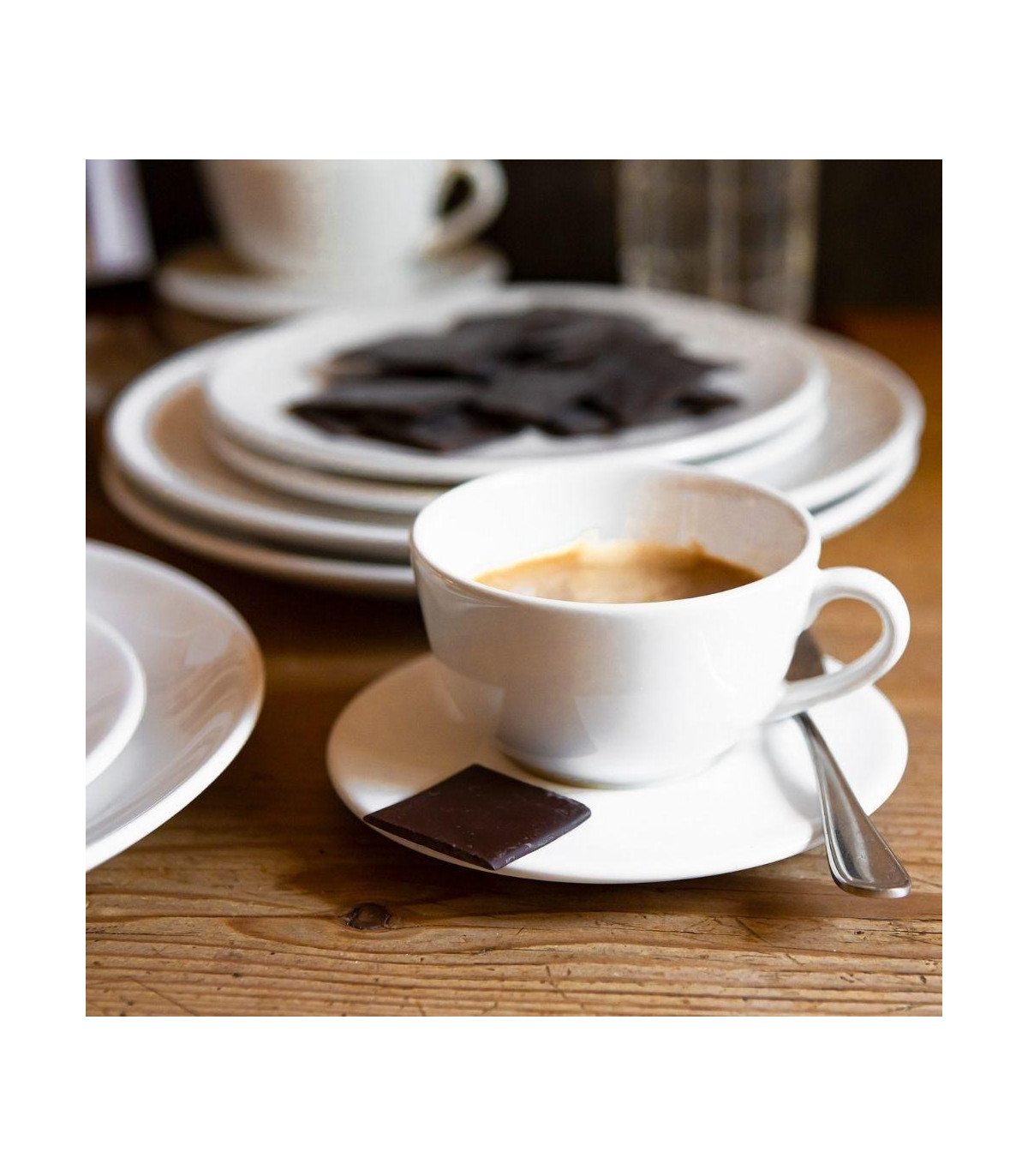 Set X 6 Tazas De Te White