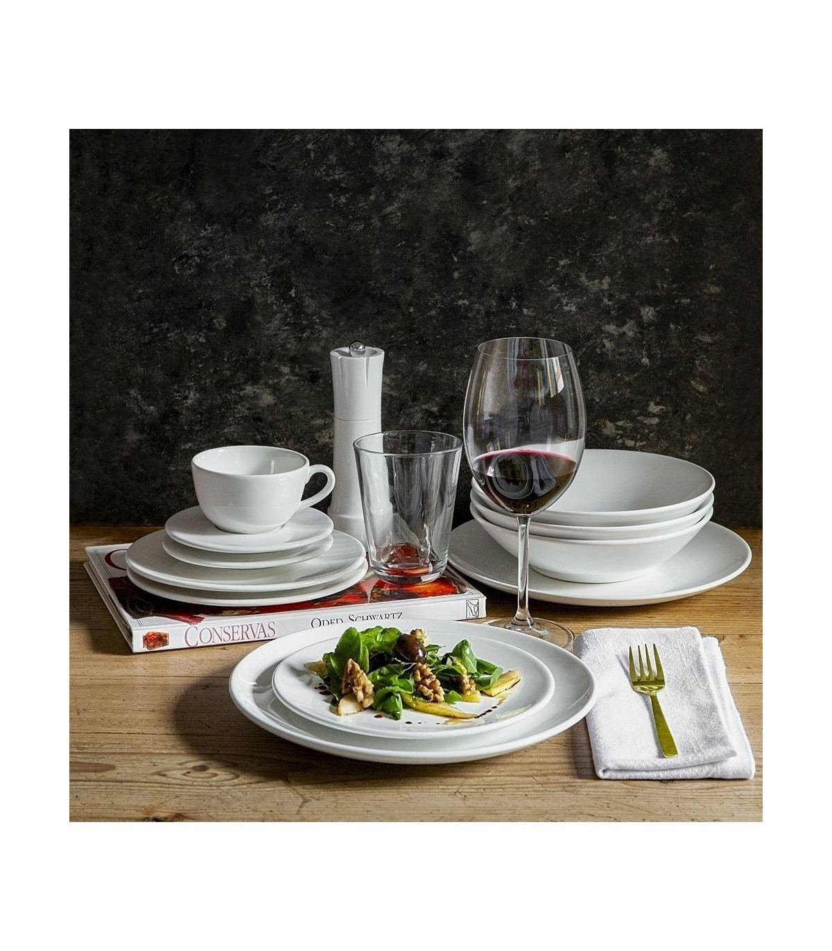 Set X 6 Tazas De Te White