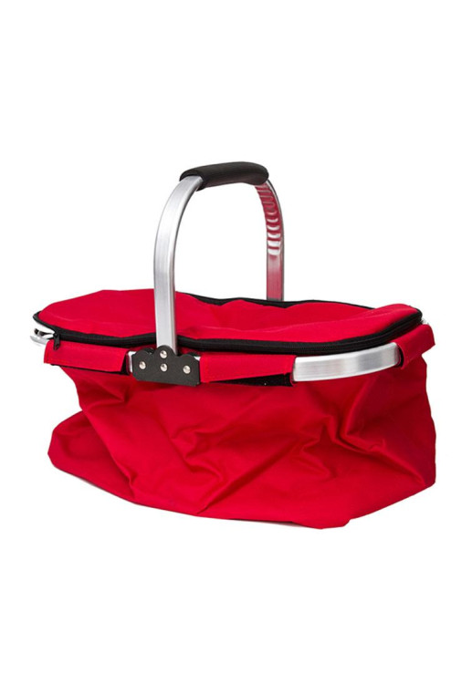 Canasta Termica 22 Lt Plegable Roja