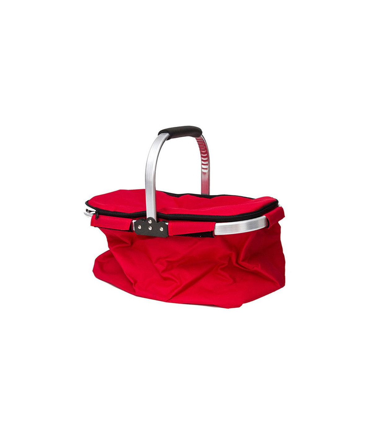 Canasta Termica 22 Lt Plegable Roja