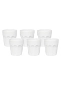Set X 6 Vaso Cafe 90 Cc Blanco - Oxford