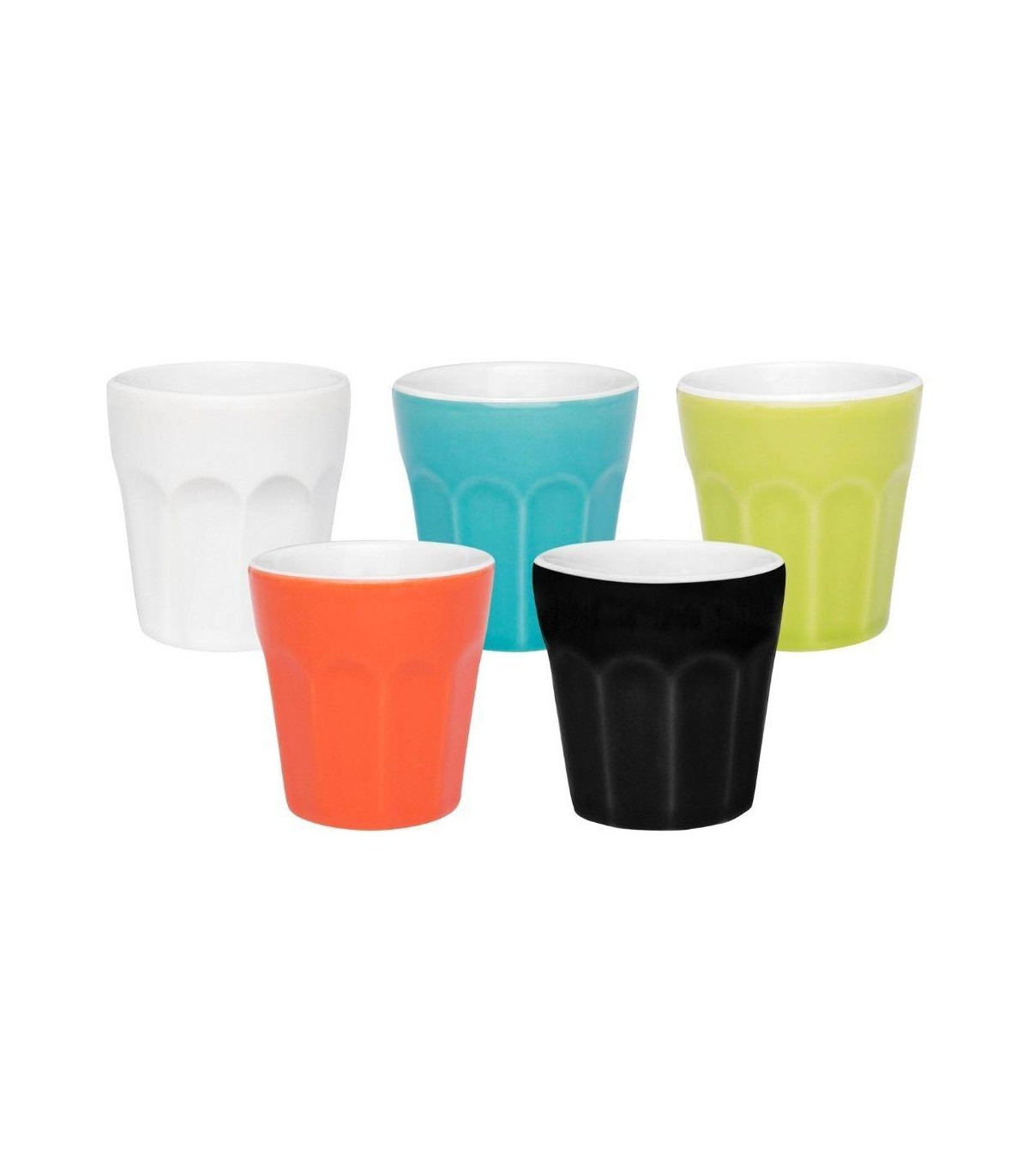 Set X 6 Vaso Cafe 90 Cc Blanco - Oxford