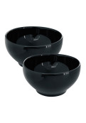 Set X2 Bowl Negro 14.5 Cm / 600 Cc