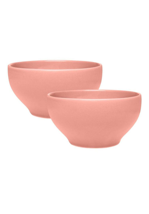 Set X2 Bowl Rosa 14.5 Cm / 600 Cc