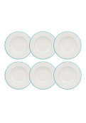 Serena Sky - Set X6 Platos Hondos 23 Cm Oxford