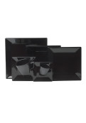 Cuadrado Negro - Set X 6 Tazas De Te Con Plato 200 Cc