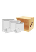 Cuadrado Blanco - Set X 6 Tazas De Te Con Plato