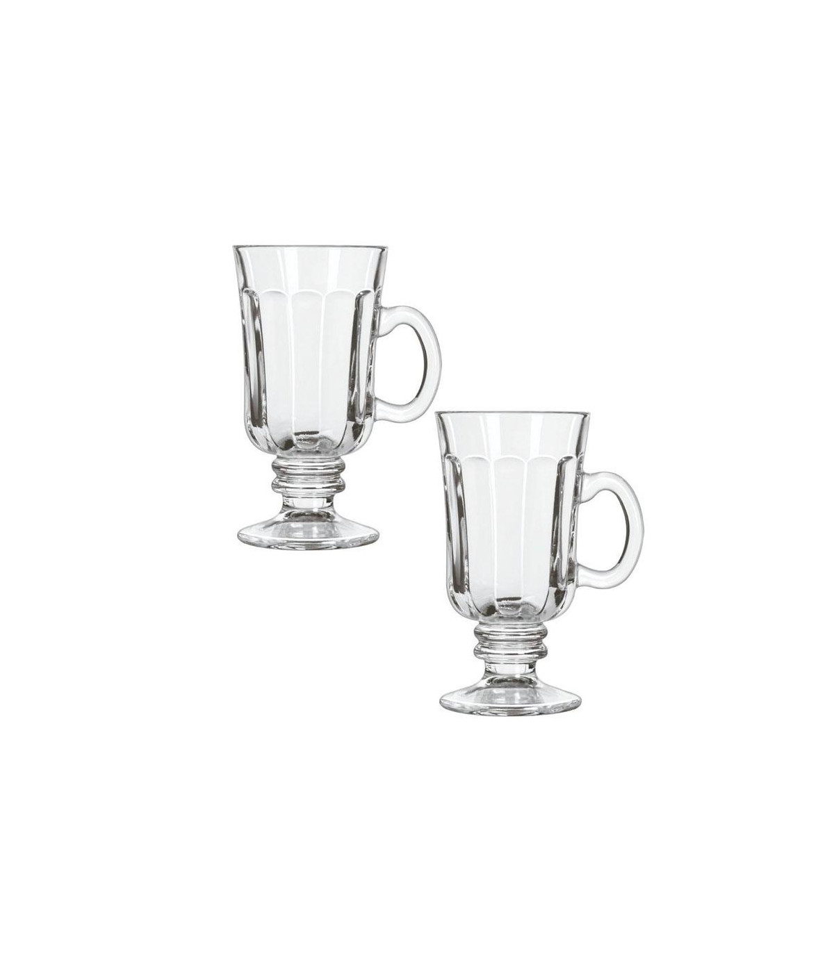 Set X 2 Jarros Mug 240 Cc Facetados