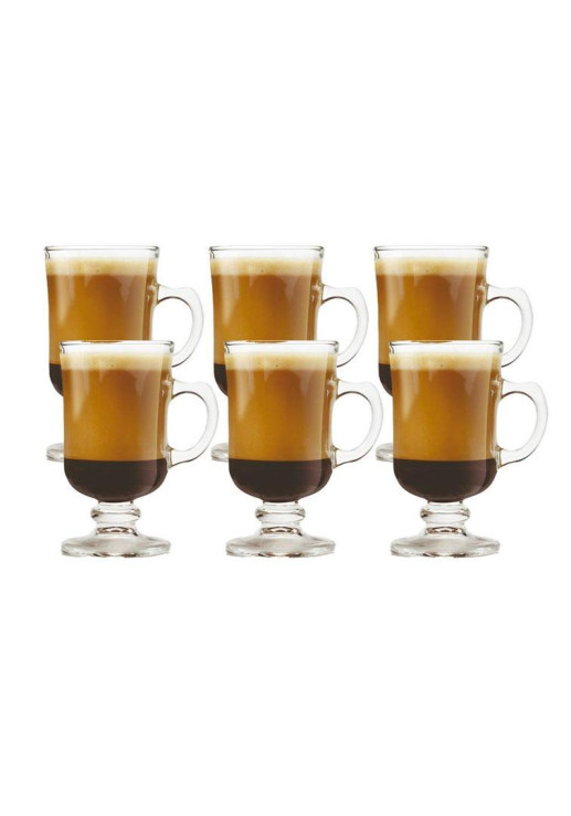 Mini Bill Capuchino - Set X 6 Jarros Con Pie 120 Cc