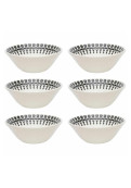 Set X 6 Bowls Folk