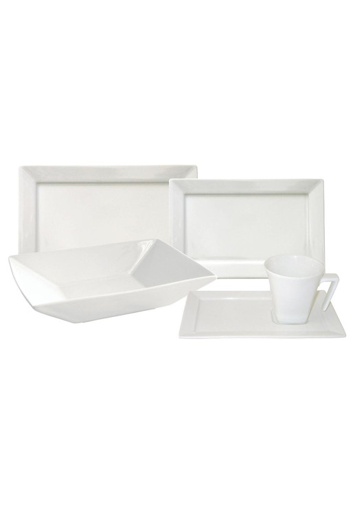 Rectangular Blanco - Ensaladera / Bowl 23.5 X 16 Cm Oxford