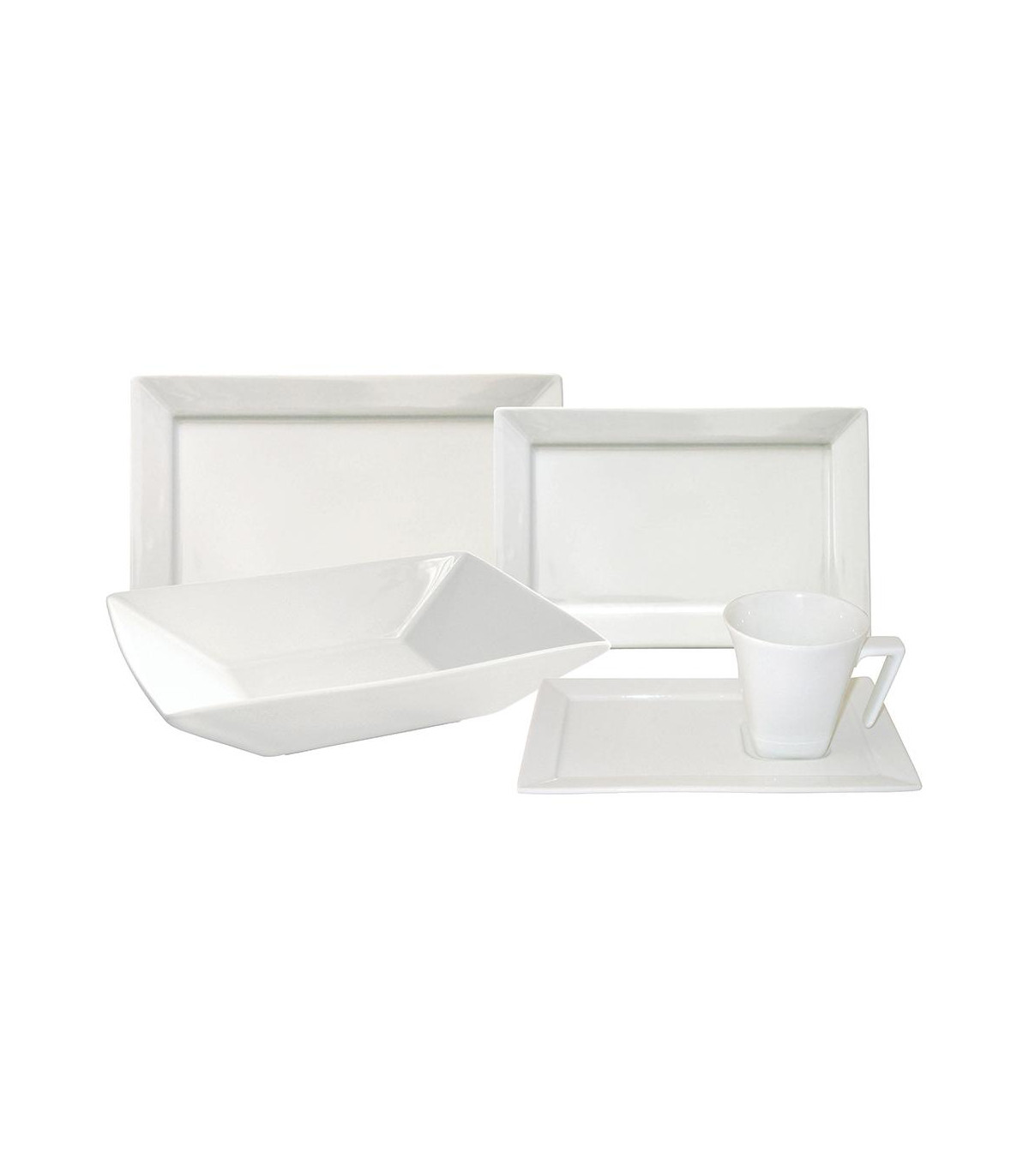 Rectangular Blanco - Ensaladera / Bowl 23.5 X 16 Cm Oxford