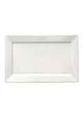Rectangular Blanco Plato Postre / Bandeja / Fuente 24.5 X 16 Cm Oxford