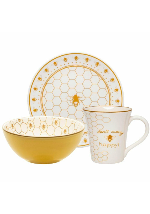 Bee Happy - Set Snack X 3 Piezas Oxford
