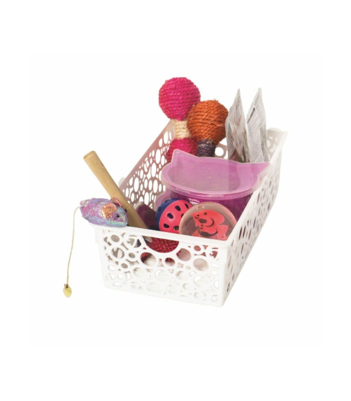 Canasto Organizador - 28 X 13 X 8.5 Cm - Circulos