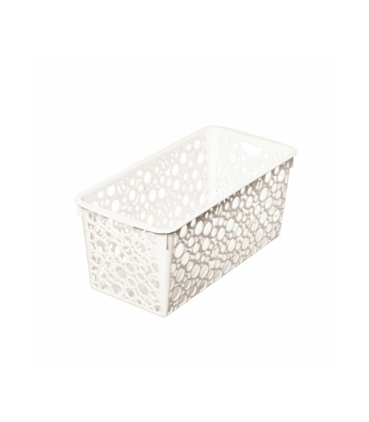 Canasto Organizador - 29.5 X 14.5 X 12.5 Cm - Circulos